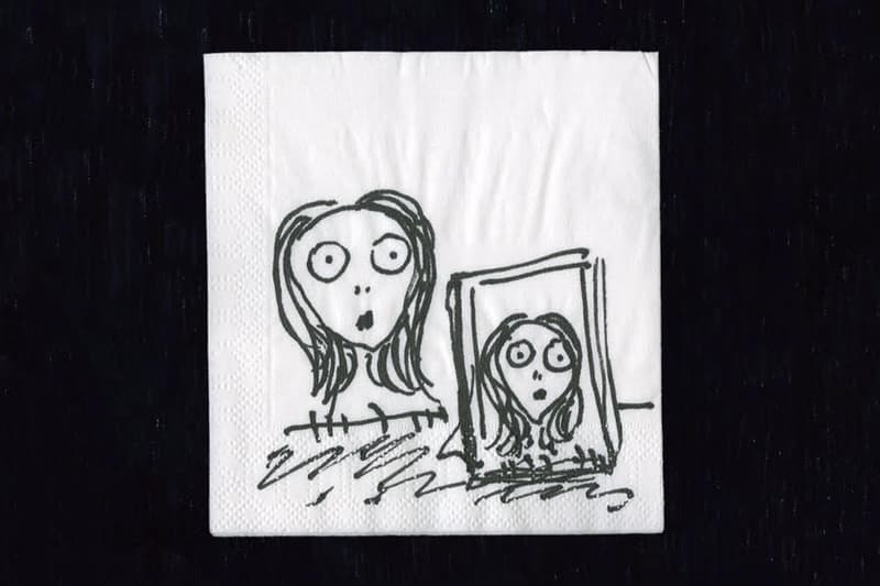The Napkin Art of Tim Burton Book