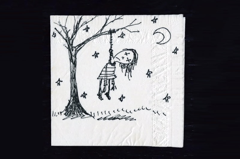 The Napkin Art of Tim Burton Book
