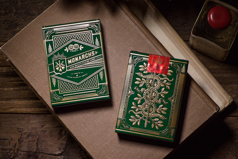 Playing Cards Monarch Green