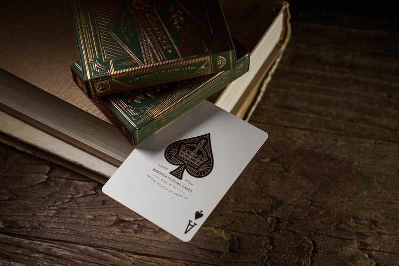 Playing Cards Monarch Green
