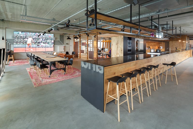 A Warehouse Is Transformed Into a Homey Office in Amsterdam