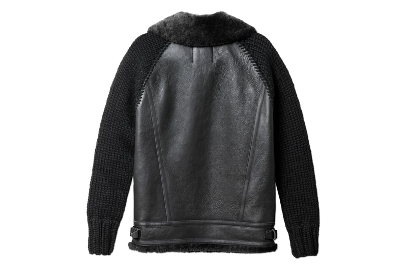 wings+horns Shearling Aviator Jacket