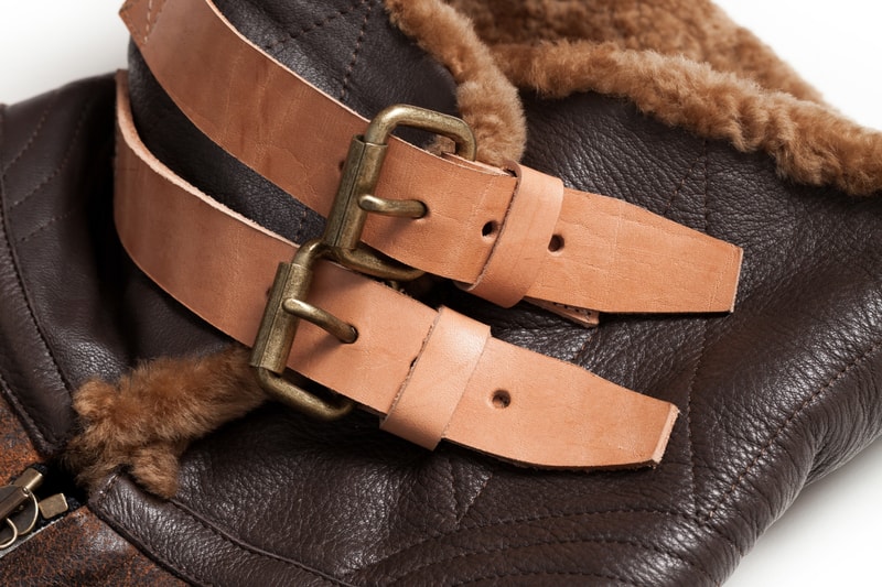 wings+horns Shearling Aviator Jacket