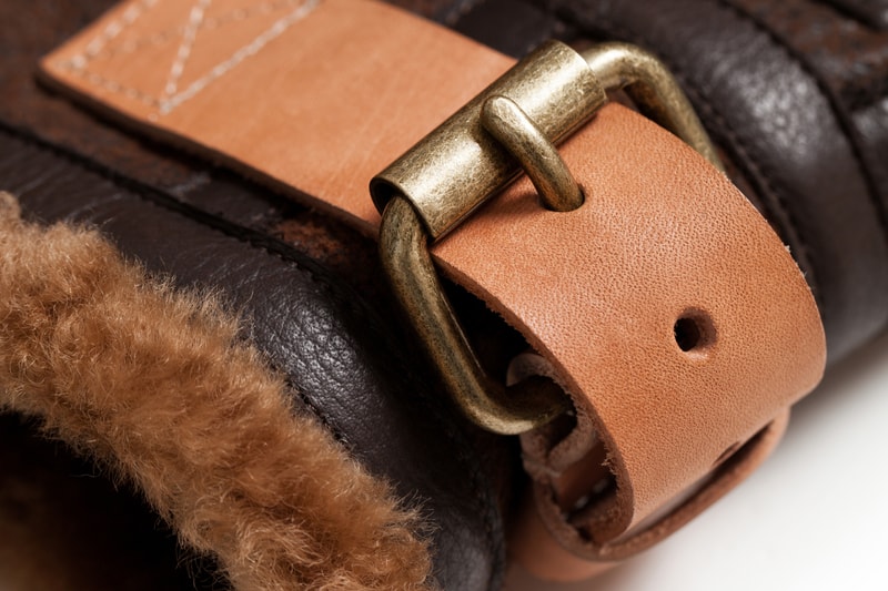 wings+horns Shearling Aviator Jacket