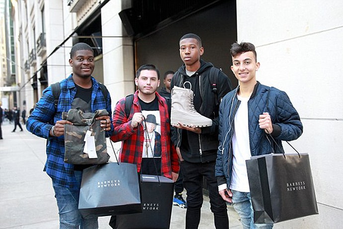 Kanye West adidas Originals Yeezy Season 1 Barneys Customers