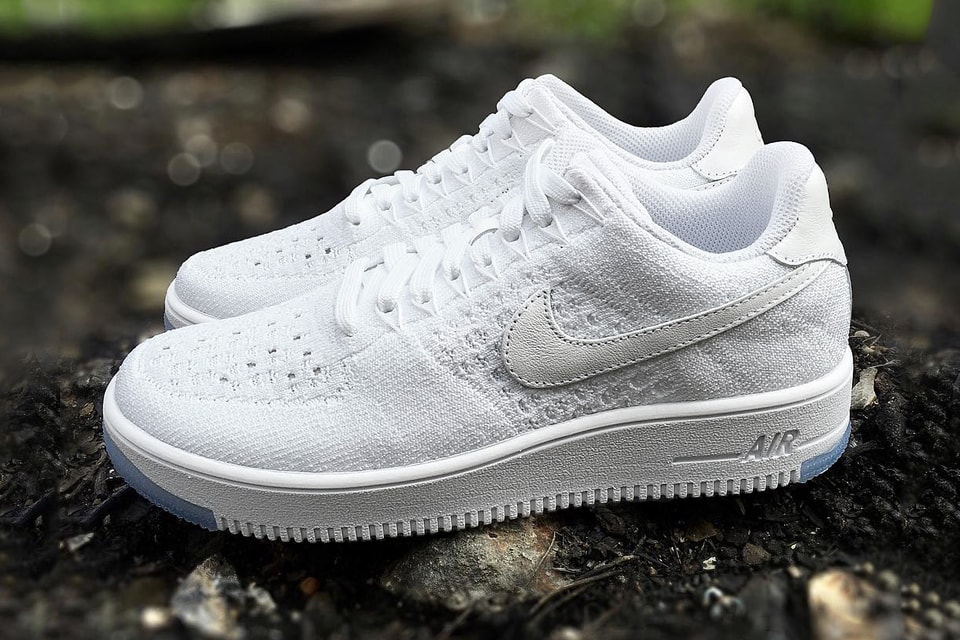 Vatio pronto harina First Look Nike Air Force 1 Flyknit Low White/Ice Sneaker | Hypebeast