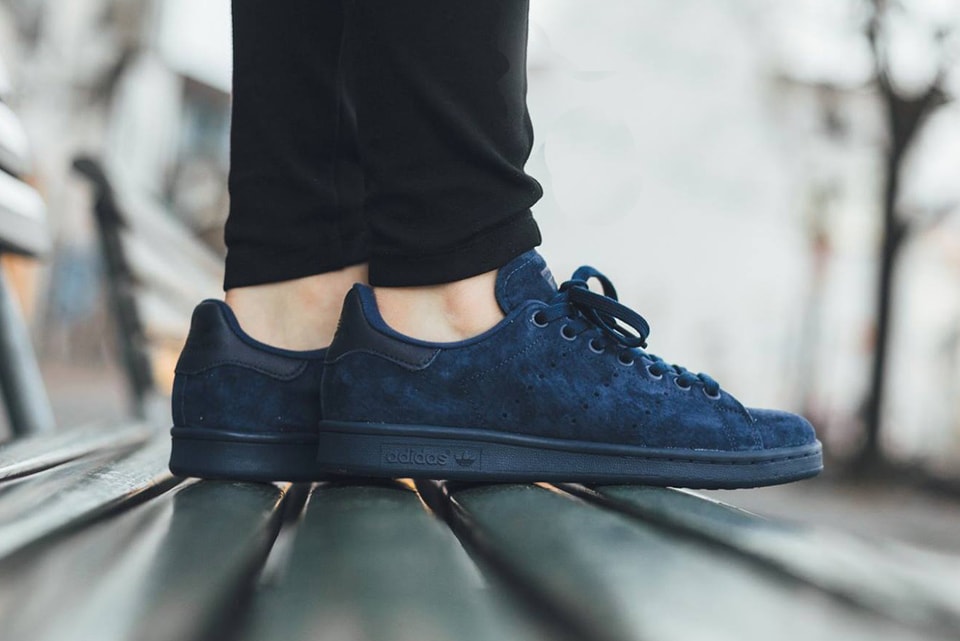 adidas Stan Smith Blue Suede  Adidas shoes stan smith, Snicker shoes, Adidas  stan smith blue
