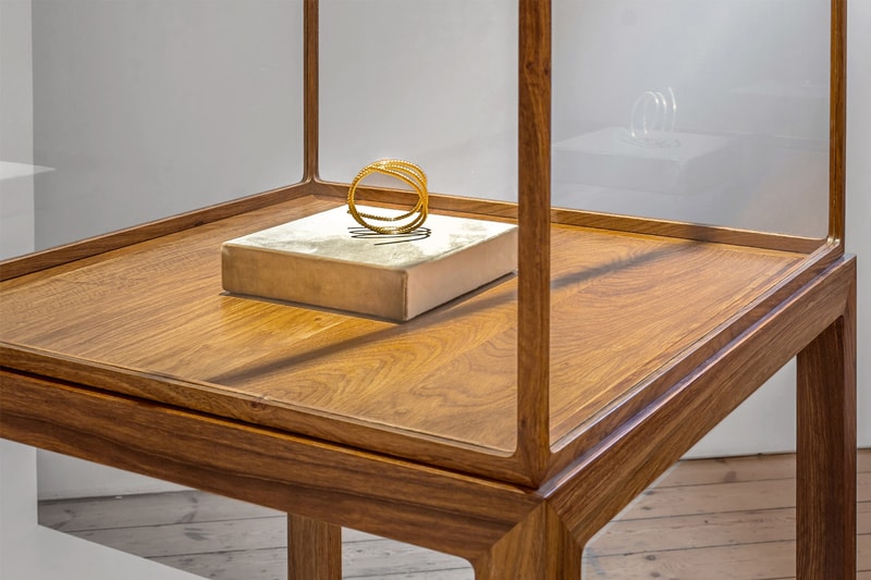 Ai Weiwei Rebar in Gold Elisabetta Cipriani Gallery