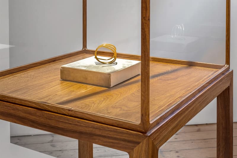 Ai Weiwei Rebar in Gold Elisabetta Cipriani Gallery
