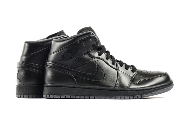 Air Jordan 1 Mid Black Dark Grey