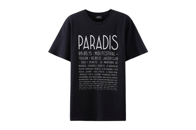 APC Musician T Shirts 2015 Fall Winter
