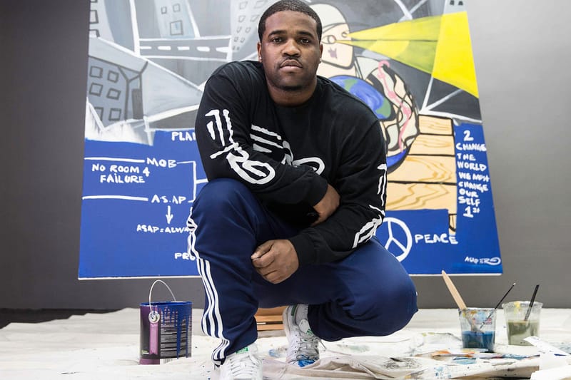 A$AP Ferg Pays Homage to A$AP Yams in Painting for Art Basel Miami Beach 2015