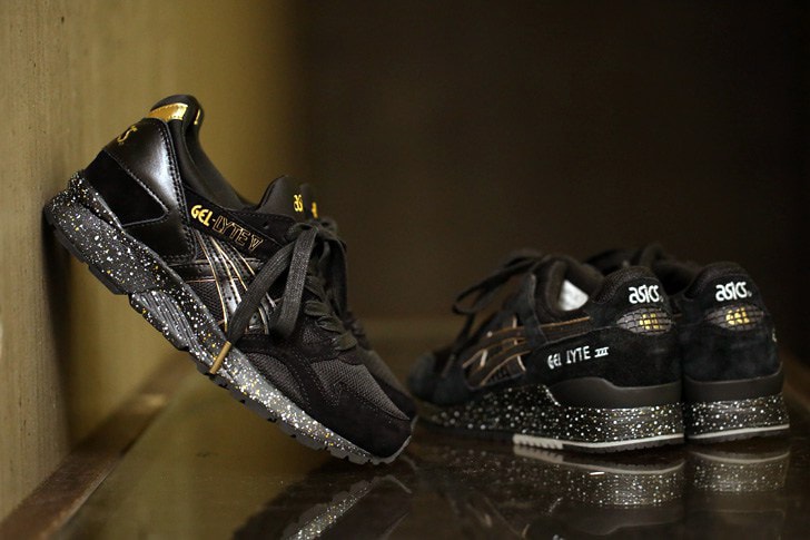 atmos x Asics GEL-LYTE V Black/Gold