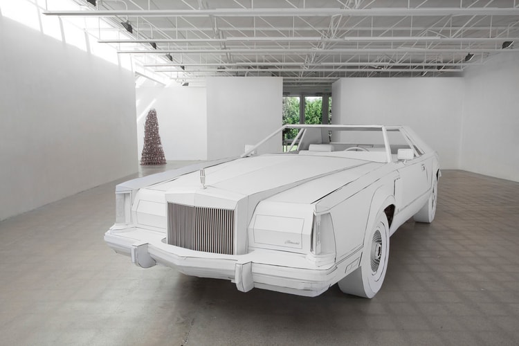 "Miles to Empty" Exhibition Showcases a Cardboard-Made Lincoln Continental