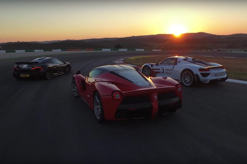 Chris Harris Races the LaFerrari, Porsche 918 and McLaren P1 at Portimao