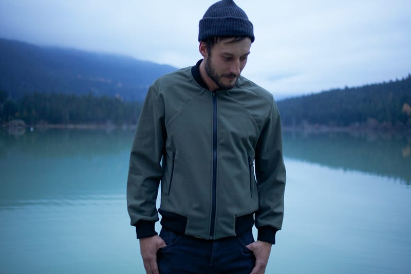 COLDSMOKE Tech Bomber With Japanese Textile Waterproofing