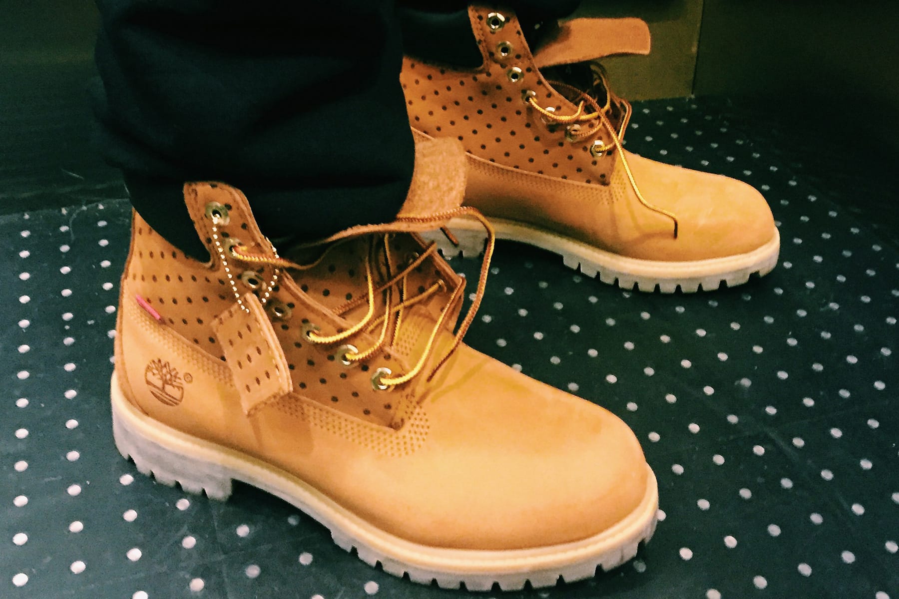 comme des garcons timberland