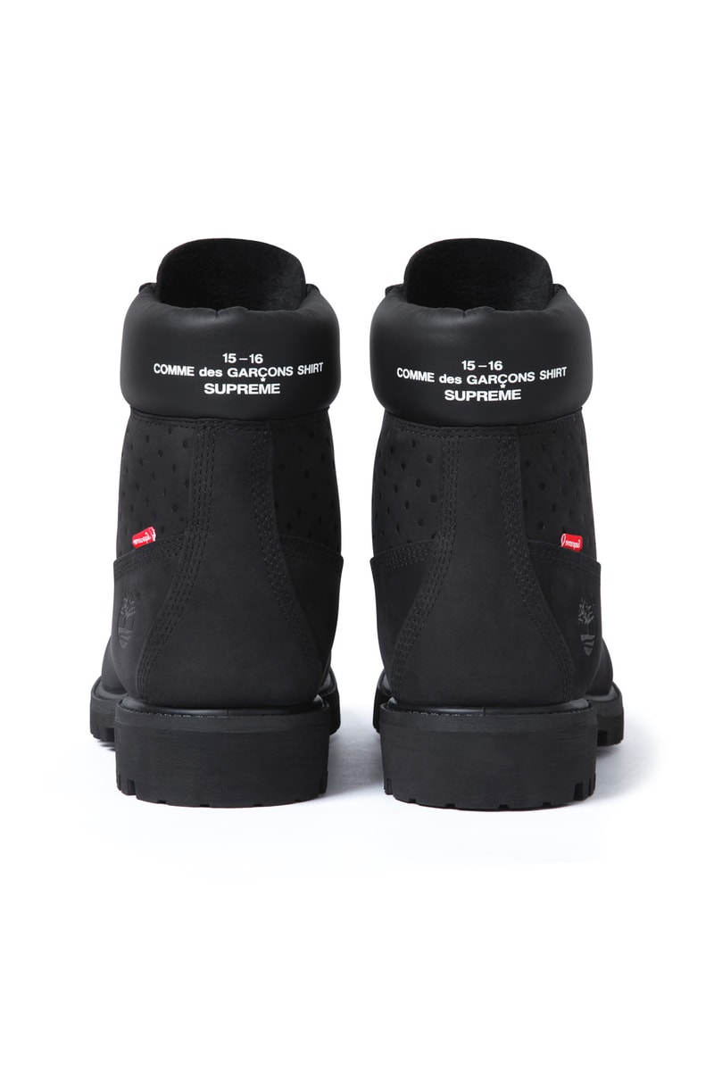 COMME des GARCONS SHIRT Supreme Timberland Boots