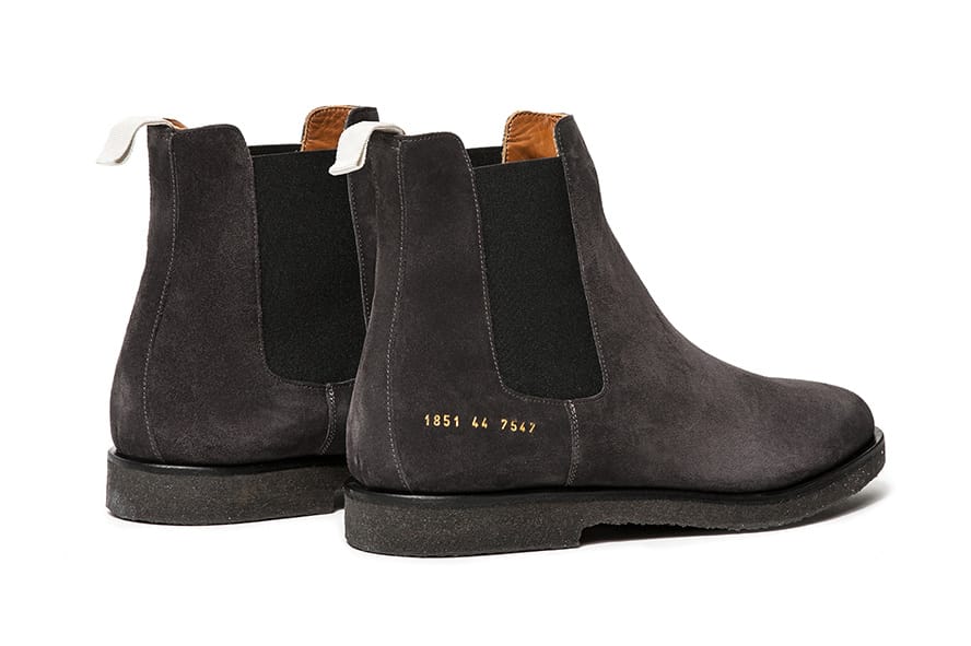 chelsea boots common projects