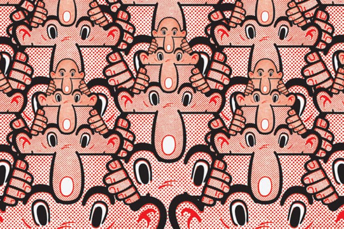 Eric Elms' Tokyo Exhibit "DON'T TREAD ON ME"