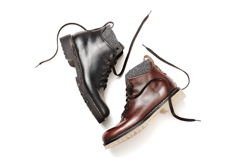 FEIT Semi Cordovan 8 Eye Lace Up Boot