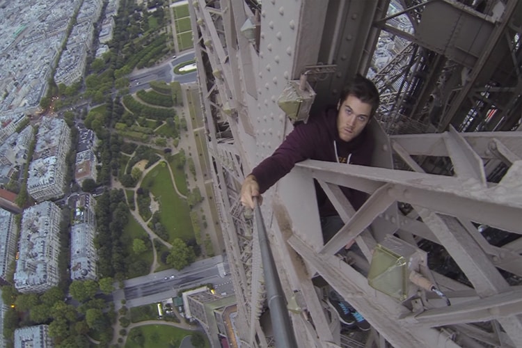 James Kingston Films His Daring Free-Climb of the Eiffel Tower