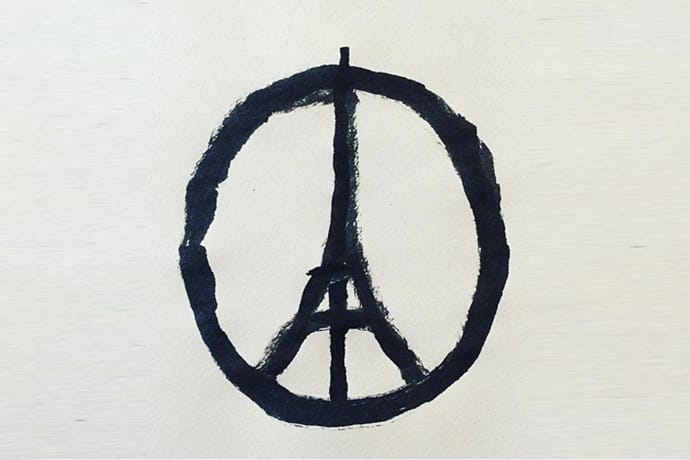 Jean Jullien's Sketch Has Become the Symbol of Solidarity for the Paris Attacks