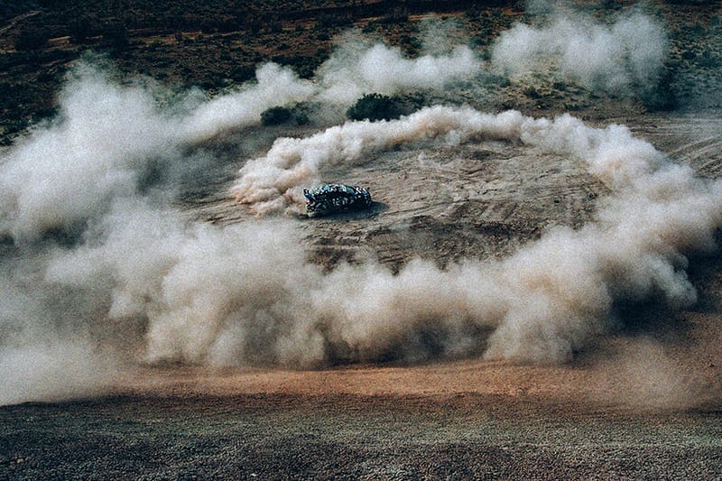 Ken Block Drifts Through the Utah Desert
