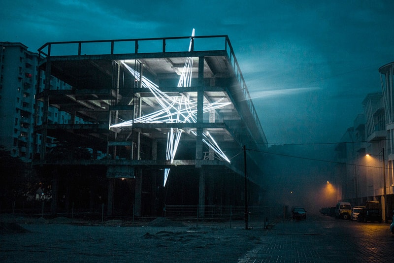LED Star installation by Jun Ong