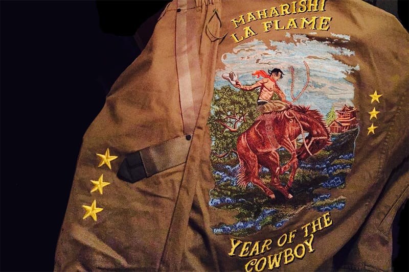 maharishi Makes a Custom Jacket for Travi$ Scott