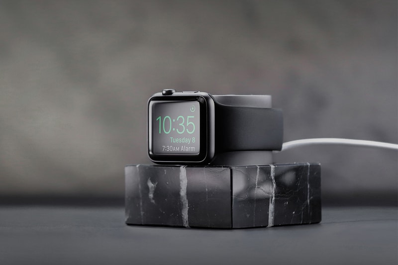 Marble Apple Watch Charging Dock