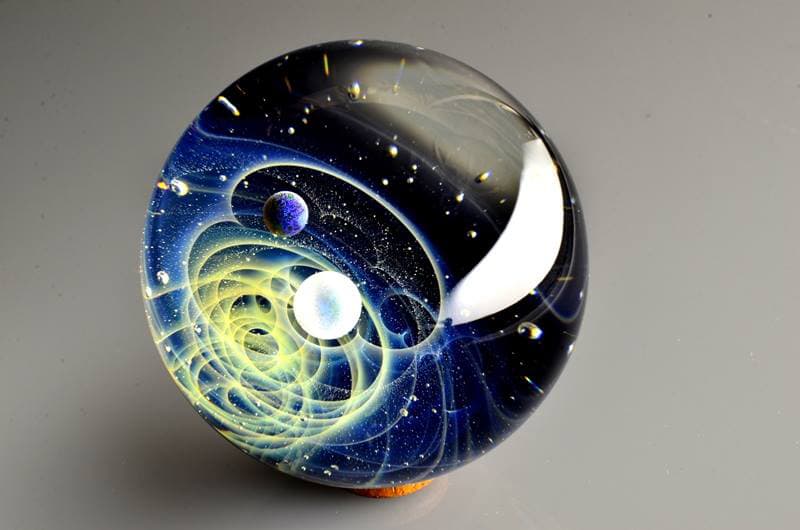 Tiny Galaxy Glass Spheres