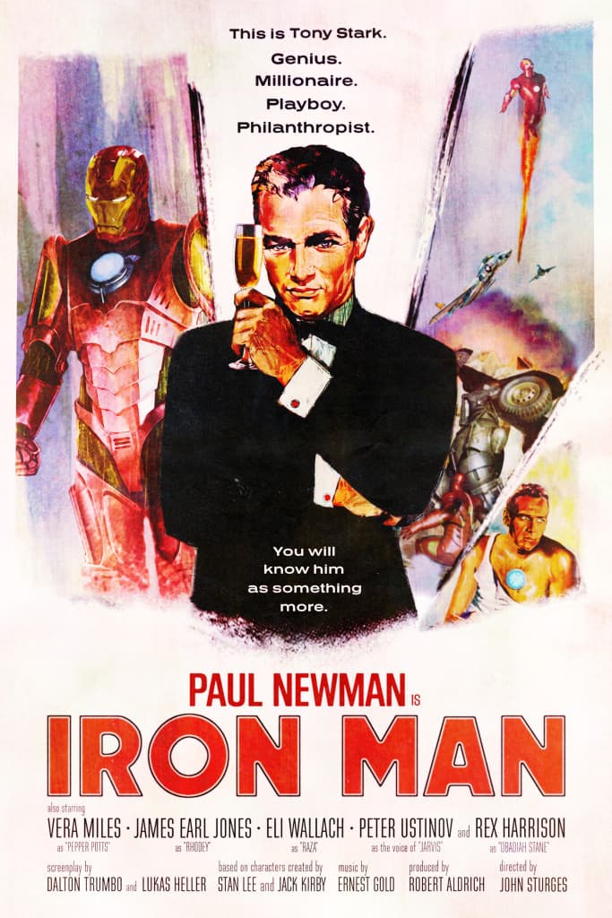 Movie Posters Alteration Great Actors New Roles