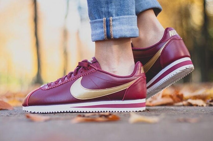 Nike WMNS Cortez Leather Red" | Hypebeast