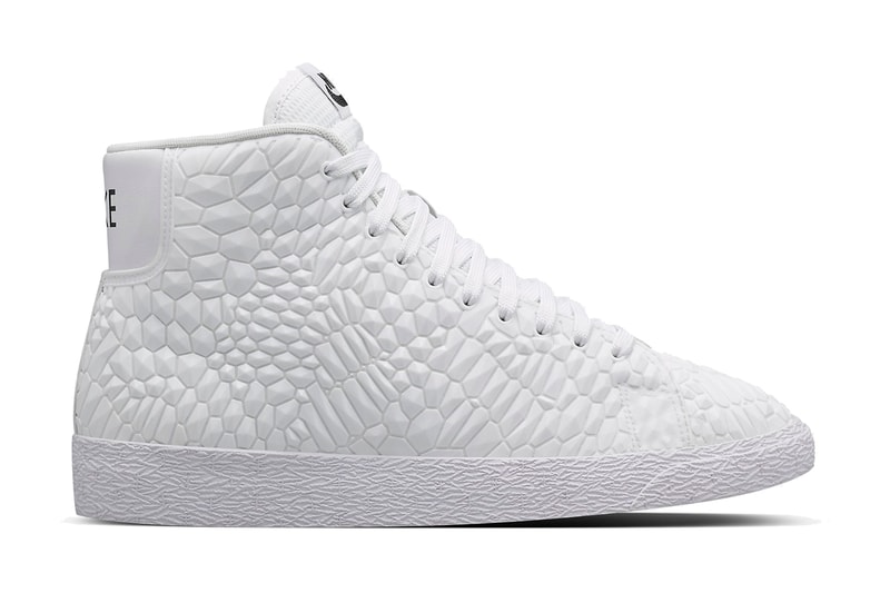 NikeLab Womens Blazer Mid Diamondback Triple White