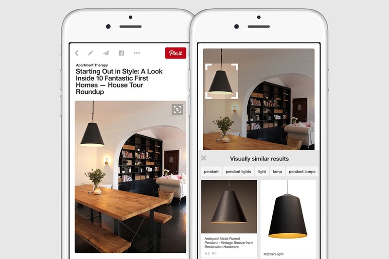 Pinterest Visual Search Tool