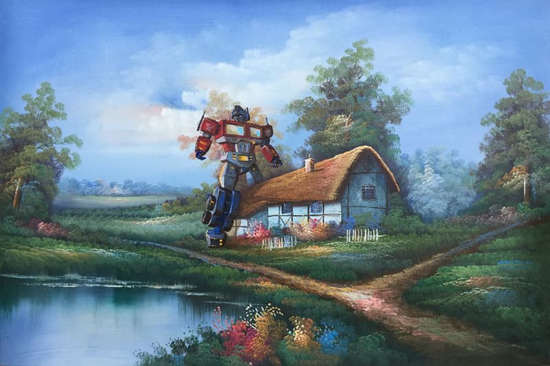 Pop Culture Thrift Store Paintings