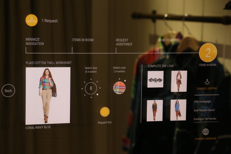 Ralph Lauren Oak Labs Interactive Fitting Rooms