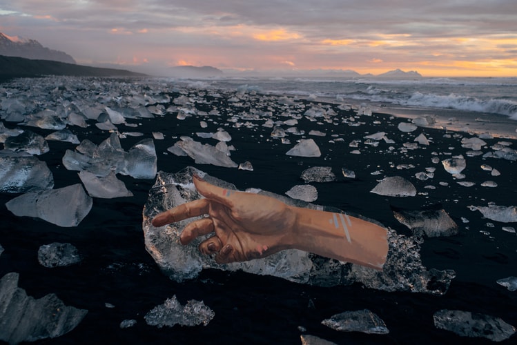 Sean Yoro Paints Murals Onto Icebergs