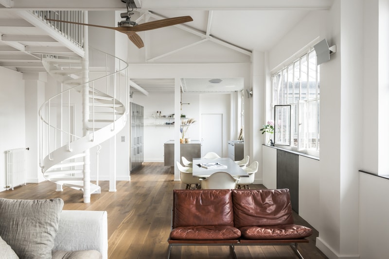 Paris Apartment Stainless Steel Kitchen 