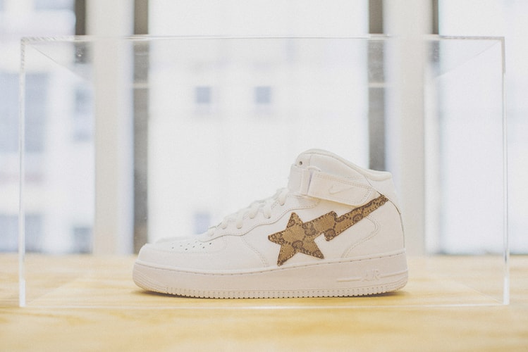 Custom Nike Air Force 1 High "Street Sweepers" by Heron Preston