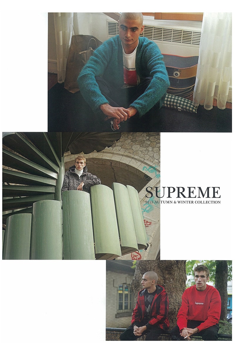 Supreme 2015 Fall/Winter Editorial by Gosha Rubchinskiy for 'GRIND' Magazine
