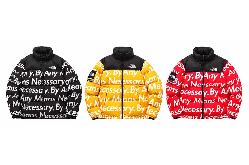 Drip Puffer Jacket  Supreme / The North Face By Any Means Necessary 