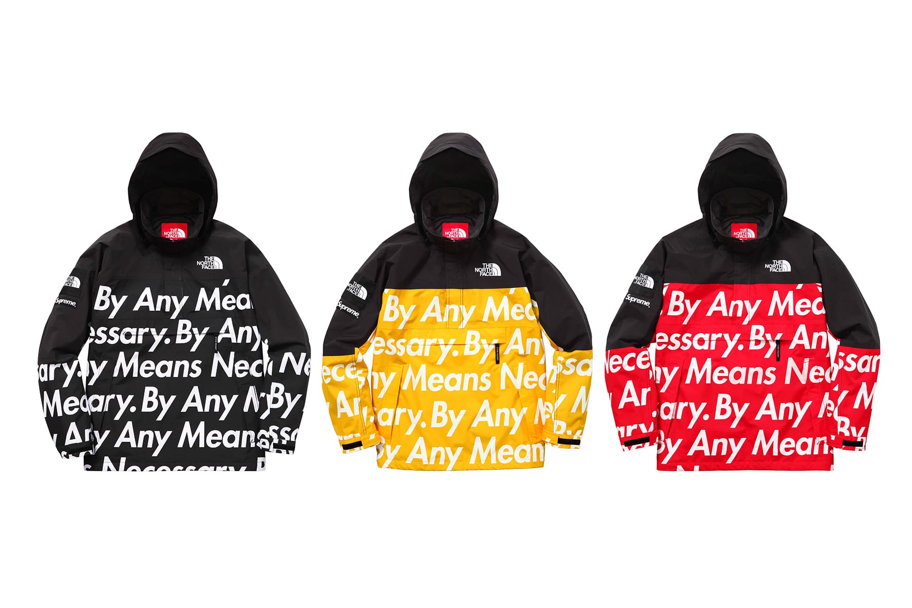 supreme x the north face nuptse jacket by any means necessary