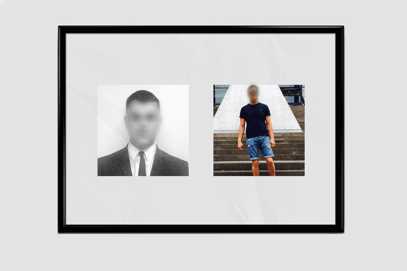 Tinder and LinkedIn Profile Pictures Side by Side