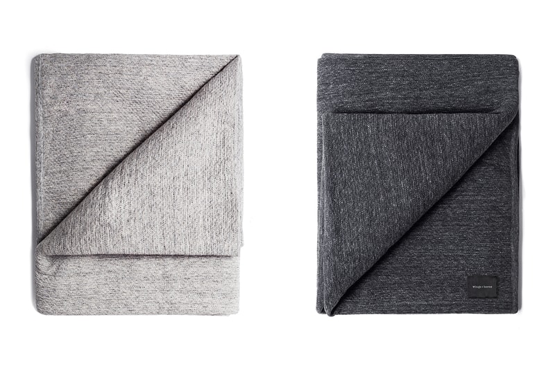 wings+horns 2015 Fall/Winter Cabin Fleece Robe Blanket Collection