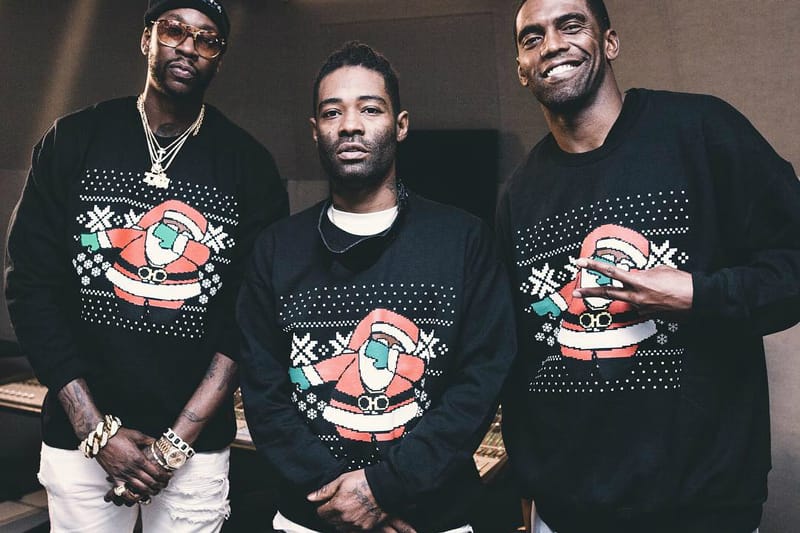 2 Chainz Uses "Dabbin" Santa Claus Sweaters for a Better Cause