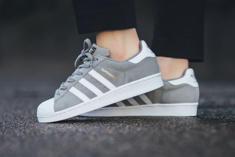 Adidas Superstar Suede Solid Grey Sneaker Hypebeast
