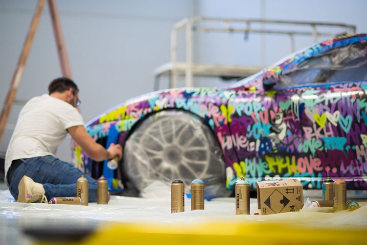 Ben Levy Customizes a Ferrari F430 Race Car for Art Basel Miami