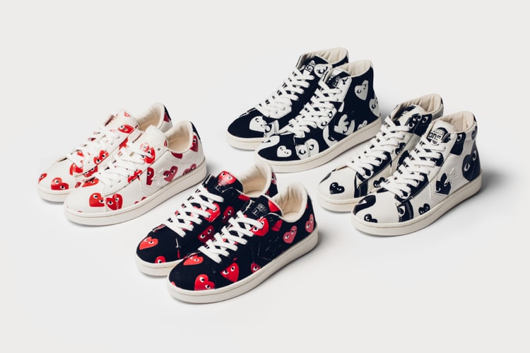 COMME des GARÇONS PLAY x Converse Pro Leather Collection